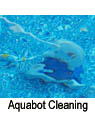 Aquabot under water cleaning Aquabot under water cleaning